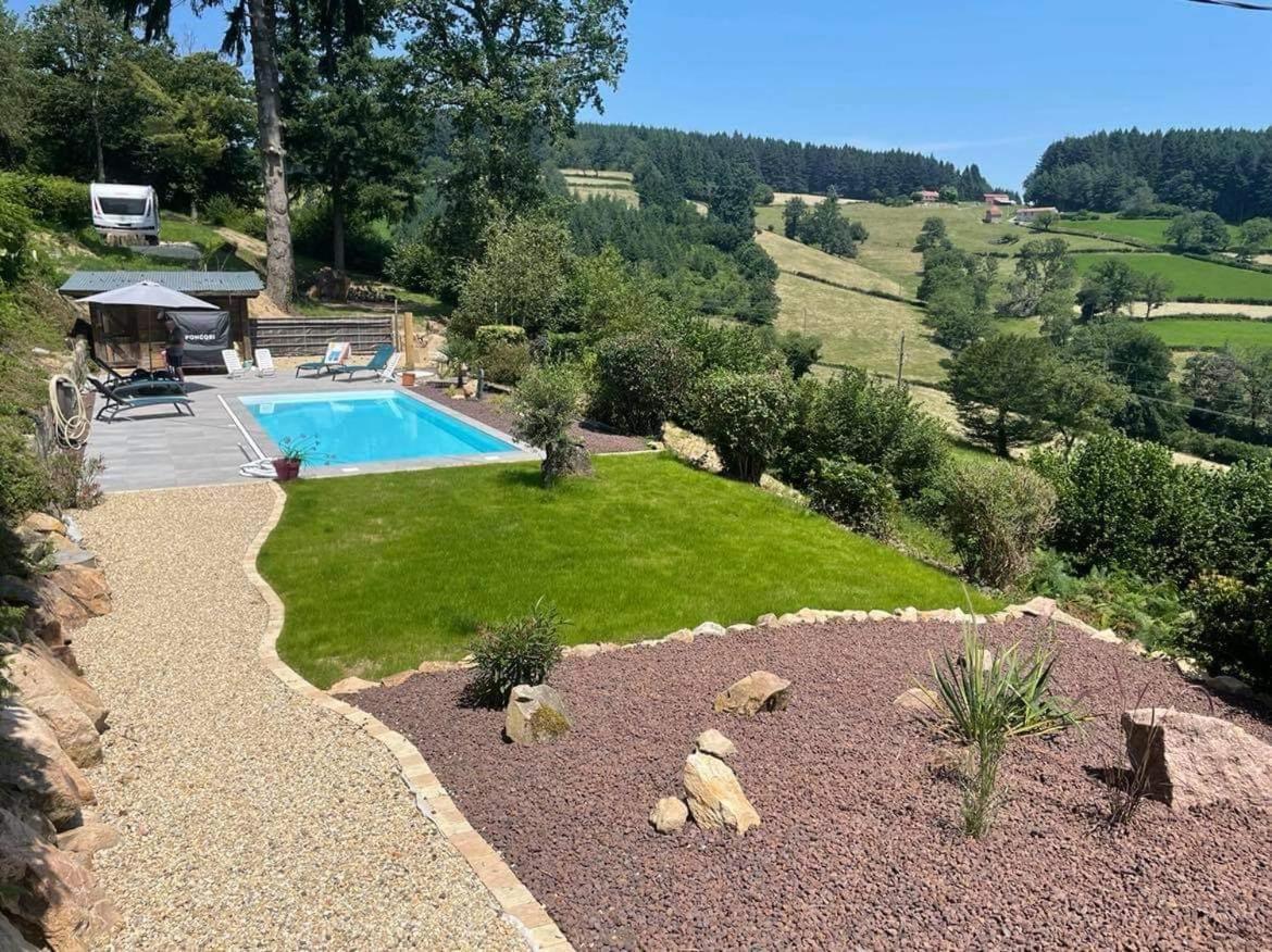 Anglure-sous-Dun La Mazille , Cossy Vakantiestudio Met Zwembad In Zuid-Bourgogne מראה חיצוני תמונה