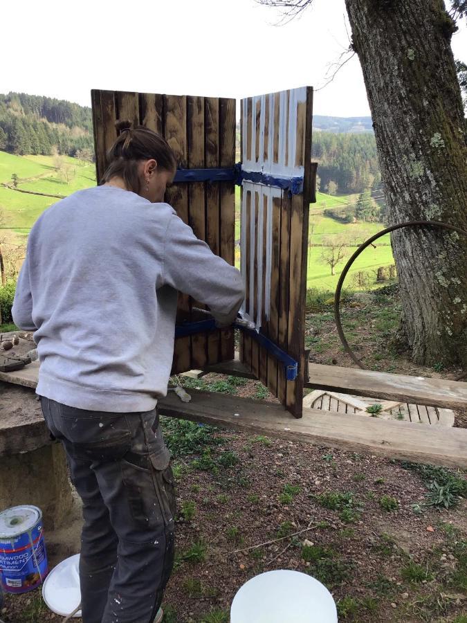 Anglure-sous-Dun La Mazille , Cossy Vakantiestudio Met Zwembad In Zuid-Bourgogne מראה חיצוני תמונה
